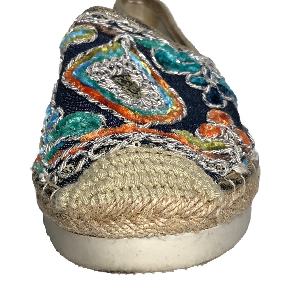 Patrizia by Spring Step Espadrille Embroidered Floral Slip On Loafer Shoes - Picture 4 of 16